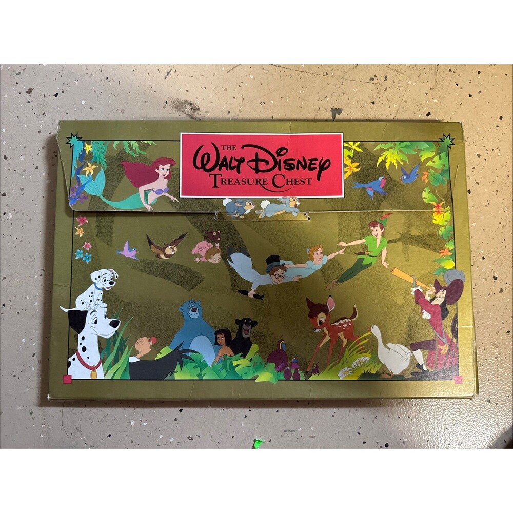 The Walt Disney Treasure Chest 1991 Set of Oversized Story Books (4 Out Of 5)